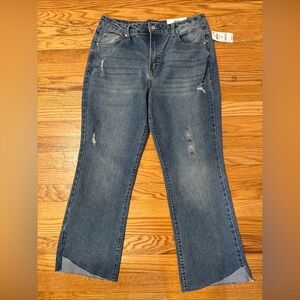 And Now This "The Step Hem" Women's High Rise Cropped Jeans Size 32 NWT